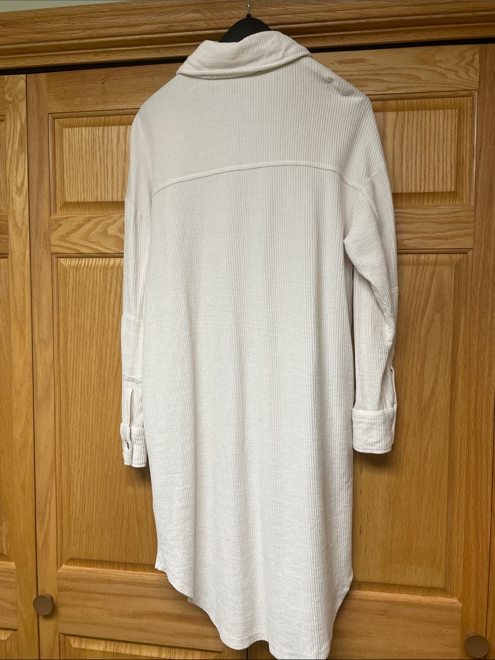 Pilcro Long-Sleeve Corduroy Duster Shacket - Size XS - Picture 6 of 11